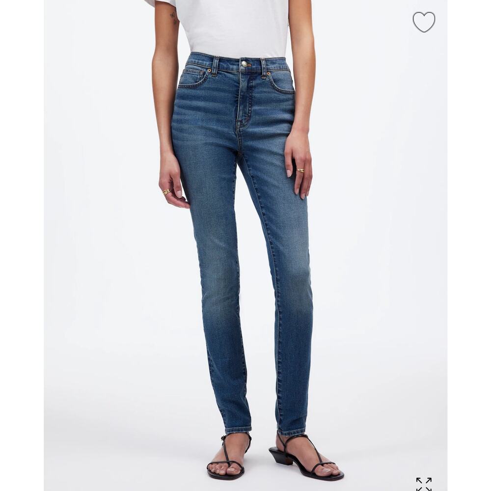 Madewell 10" High-Rise Skinny Jeans Size 26